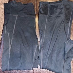 Girlfriend Collective size Large Black Leggings